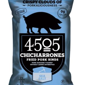 4505 MEATS: Chicharrones Fried Pork Rinds Sea Salt, 2.5 oz
