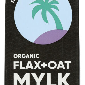 MALIBU MYLK: Unsweetened Organic Flax Oat Milk, 33.8 fo