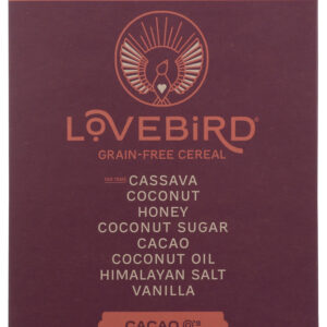 LOVEBIRD: Cereal Grain Free Cacao, 7 OZ
