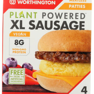 WORTHINGTON: Sausage Patties Xl, 7.5 oz