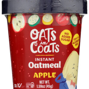 OATS IN COATS: Oatmeal Apple Gluten Free, 1.59 oz