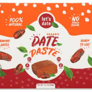 LETS DATE: Organic Date Paste, 14.1 oz
