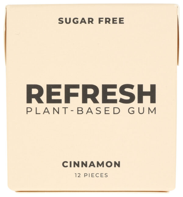 REFRESH GUM: Gum Cinnamon, 12 pc