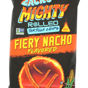 ZACKS MIGHTY: Fiery Nacho Rolled Tortilla Chips, 7 oz