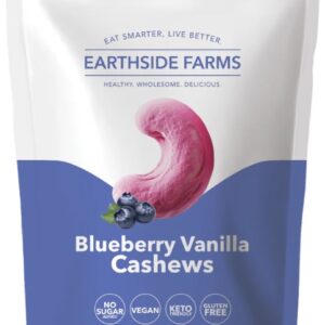 EARTHSIDE FARMS: Blueberry Vanilla Cashews, 4 oz
