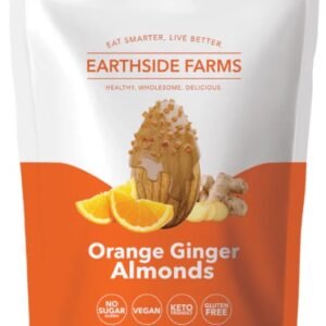 EARTHSIDE FARMS: Orange Ginger Almonds, 4 oz