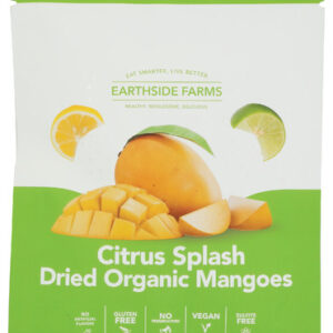 EARTHSIDE FARMS: Citrus Splash Dried Organic Mangoes, 1.23 oz