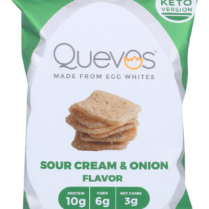 QUEVOS: Chip Sr Crm Onion, 1 oz