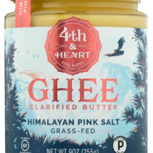 4TH & HEART: Butter Himalayan Salt Ghee, 9 oz