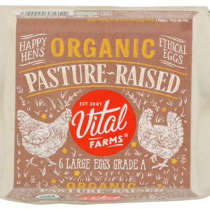 VITAL FARMS: Organic Pasture Raised Large Egg, 0.5 dz