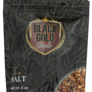 BLACK GOLD GARLIC: Sea Salt, 6 oz