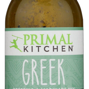 PRIMAL KITCHEN: Drssng Greek Vinaigrette, 8 oz