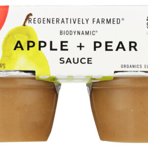 WHITE LEAF PROVISIONS: Applesauce Pear 4Pk, 16 oz
