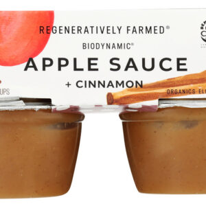 WHITE LEAF PROVISIONS: Applesauce Cinnamon 4Pk, 16 oz