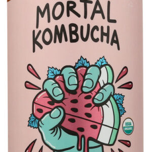 MORTAL KOMBUCHA: Kombucha Power Melon, 16 fo