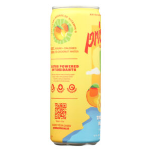PRICKLEE: Tropical Mango Plus Ginger Cactus Water, 12 fl oz
