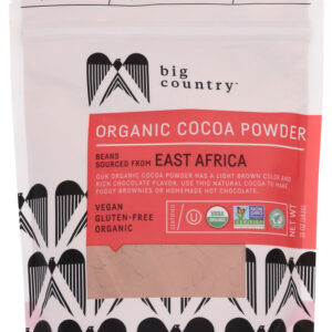 BIG COUNTRY FOODS: Organic Cocoa Powder, 10 oz