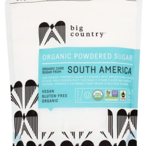 BIG COUNTRY FOODS: Organic Powdered Sugar, 16 oz