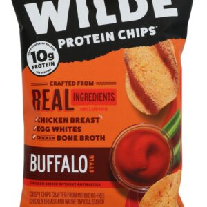 WILDE SNACKS: Chicken Buffalo Chips, 2.25 oz