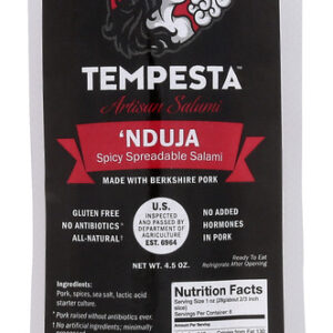 TEMPESTA ARTISAN SALAMI: Salami Spicy Spread, 6 oz