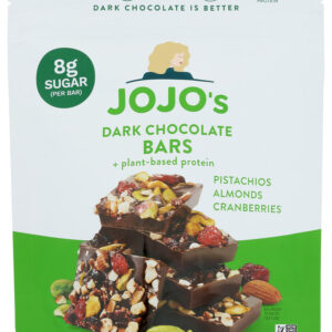 JOJOS CHOCOLATE: Choc Drk Bark Bag 7Pc, 8.4 oz