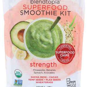 BLENDTOPIA: Strength Superfood Smoothie Kit, 7 oz