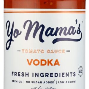 YO MAMA'S FOODS: Velvety Vodka Tomato Sauce, 25 oz