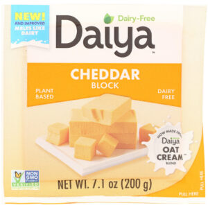 DAIYA: Dairy-Free Medium Cheddar Style Block, 7.1 oz