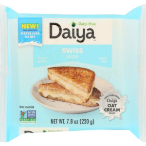 DAIYA: Dairy Free Swiss Style Cheese Slices, 7.8 oz