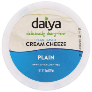 DAIYA: Dairy Free Cream Cheese Style Spread Plain, 8 oz