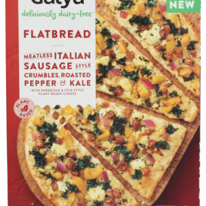 DAIYA: Meatless Italian Sausage Style Crumbles Roasted Pepper & Kale Flatbread, 11.4 oz