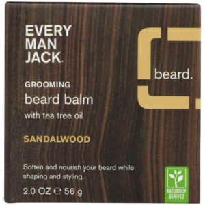 EVERY MAN JACK: Balm Beard Sandalwood, 2 oz