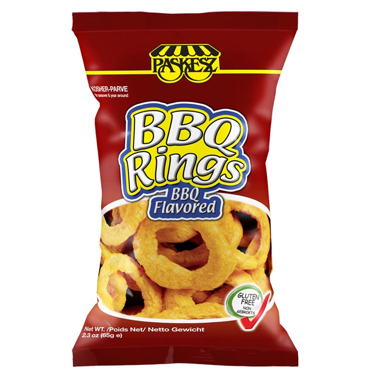PASKESZ: Onion Rings Bbq Large, 2.3 oz