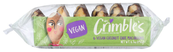 MRS. CRIMBLE'S: Mcaroons Chocolate Vegan, 7.8 oz
