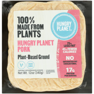HUNGRY PLANET INC: Pork Ground Chub Plnt Bse, 12 oz