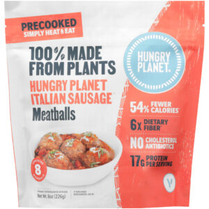 HUNGRY PLANET INC: Meatballs Itl Sausage, 8 oz