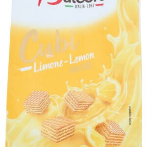 BALCONI: Wafer Cubi Lemon, 250 gm
