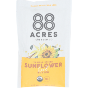 88 ACRES: Vanilla Spiced Sunflower Seed Butter, 1.16 oz