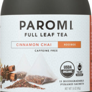 PAROMI TEA: Tea Cinnamon Chai Organic, 15 bg