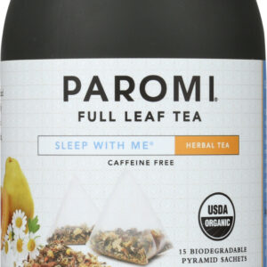 PAROMI TEA: Organic Sleep With Me Herbal Tea Caffeine Free, 15 bg