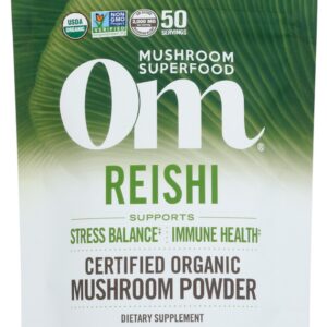 OM ORGANIC MUSHROOM NUTRITION: Reishi Mushroom Powder, 100 gm