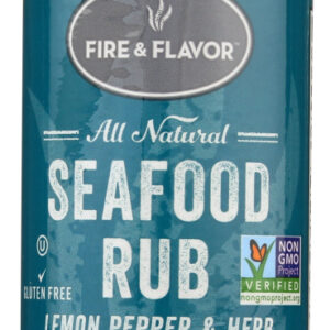 FIRE & FLAVOR: All Natural Seafood Rub, 2.5 oz