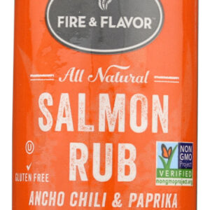FIRE & FLAVOR: All Natural Salmon Rub, 2.7 oz