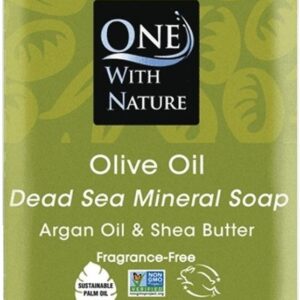 ONE WITH NATURE: Olive with Dead Sea Minerals Soap Bar, 7 oz