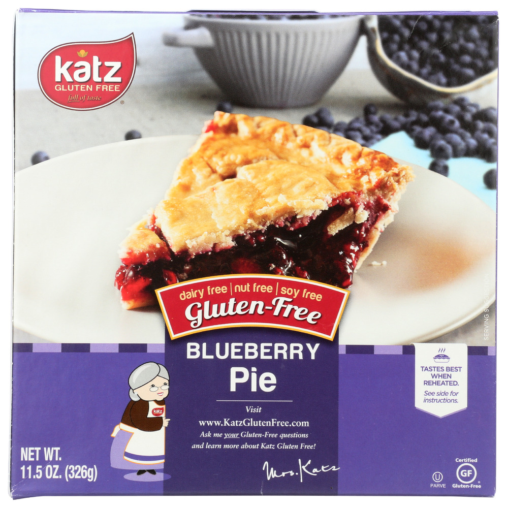 KATZ: Gluten Free Blueberry Pie, 11.5 oz