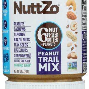 NUTTZO: Natural Peanut Trail Mix, 12 oz