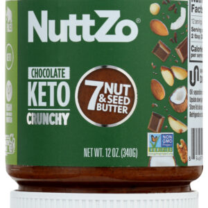 NUTTZO: Chocolate Keto Crunchy Spread, 12 oz