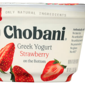 CHOBANI: Non-Fat Greek Yogurt Strawberry on the Bottom, 5.3 oz