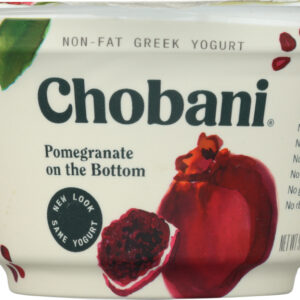 CHOBANI: Non-Fat Greek Yogurt Pomegranate on the Bottom, 5.3 oz