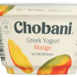 CHOBANI: Low-Fat Greek Yogurt Mango on the Bottom, 5.3 Oz